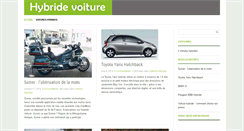 Desktop Screenshot of hybride-voiture.net